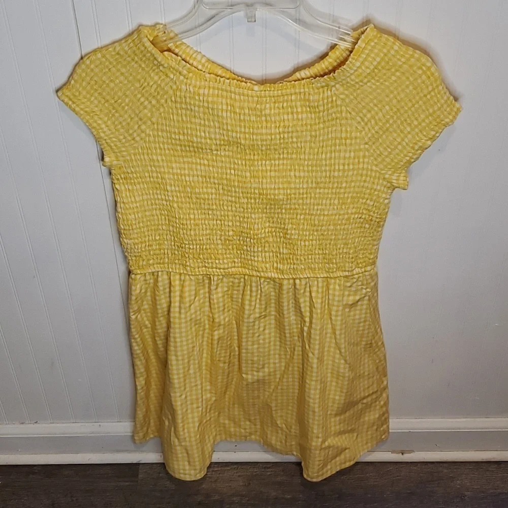 NWT Abercrombie and fitch girls gingham‎ Dress 13/14